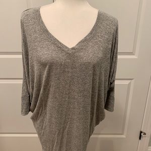Heather gray Dolman sweater